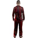 Technology Computer Circuit Men s Long Sleeve Satin Pajamas Set View2