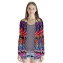 Psychedelic Trippy Hippie  Weird Art Drape Collar Cardigan View1