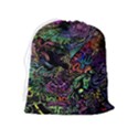 Trippy Dark Psychedelic Drawstring Pouch (XL) View2