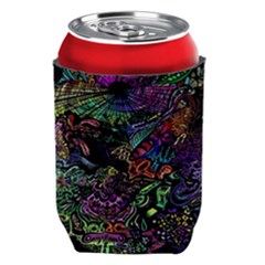 Trippy Dark Psychedelic Can Holder by Sarkoni