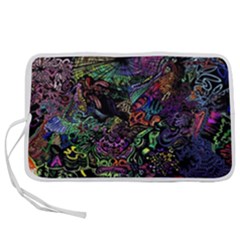 Trippy Dark Psychedelic Pen Storage Case (s) by Sarkoni