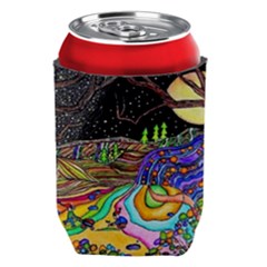 Nature Moon Psychedelic Painting Can Holder by Sarkoni