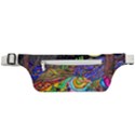 Nature Moon Psychedelic Painting Active Waist Bag View1