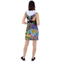 Nature Moon Psychedelic Painting Racer Back Hoodie Dress View2