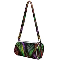 Abstract Psychedelic Mini Cylinder Bag by Sarkoni