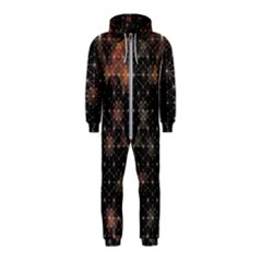 Abstract Psychedelic Geometry Andy Gilmore Sacred Hooded Jumpsuit (kids) by Sarkoni