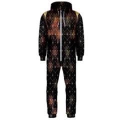 Abstract Psychedelic Geometry Andy Gilmore Sacred Hooded Jumpsuit (men) by Sarkoni