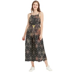 Abstract Psychedelic Geometry Andy Gilmore Sacred Boho Sleeveless Summer Dress by Sarkoni