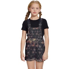 Abstract Psychedelic Geometry Andy Gilmore Sacred Kids  Short Overalls by Sarkoni