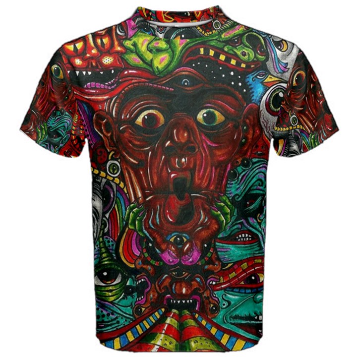 Somewhere Near Oblivion Nightmares Acid Colors Psychedelic Men s Cotton T-Shirt