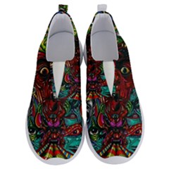 Somewhere Near Oblivion Nightmares Acid Colors Psychedelic No Lace Lightweight Shoes by Sarkoni