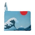 Minimalism Great Wave Off Kanagawa Premium Foldable Grocery Recycle Bag View4