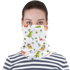 Baby Dino Seamless Pattern Face Seamless Bandana (adult) by Sarkoni