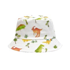 Baby Dino Seamless Pattern Bucket Hat by Sarkoni