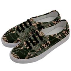 Christmas Vector Seamless Tree Pattern Men s Classic Low Top Sneakers by Sarkoni