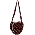 Oriental Dragon Motif Pattern Heart Shoulder Bag View2