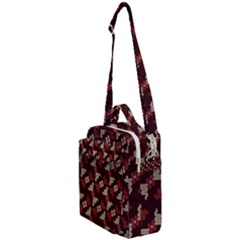 Oriental Dragon Motif Pattern Crossbody Day Bag by Sarkoni