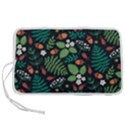 Pattern Forest Leaf Flower Motif Pen Storage Case (L) View1