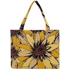 Colorful Seamless Floral Pattern Mini Tote Bag by Sarkoni