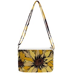 Colorful Seamless Floral Pattern Double Gusset Crossbody Bag by Sarkoni