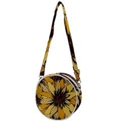 Colorful Seamless Floral Pattern Crossbody Circle Bag