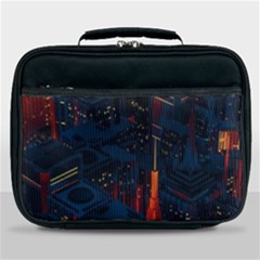 Architecture City Pixel Art Lunch Bag by Sarkoni