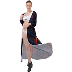 Architecture City Pixel Art Maxi Chiffon Beach Wrap by Sarkoni