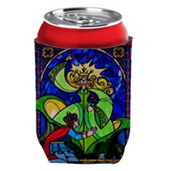 Beauty And The Beast Stained Glass Rose Can Holder by Sarkoni