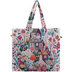 Cottagecore Canvas Travel Bag by Valentinaart