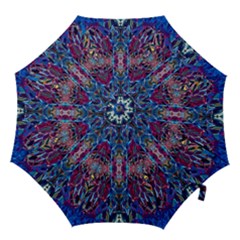 Cobalt Blend Hook Handle Umbrellas (large) by kaleidomarblingart