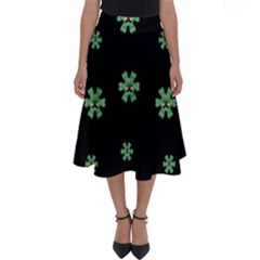 I Love Guitars In Pop Arts Blooming Style Perfect Length Midi Skirt by pepitasart