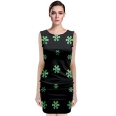 I Love Guitars In Pop Arts Blooming Style Sleeveless Velvet Midi Dress by pepitasart