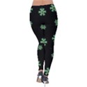 I Love Guitars In Pop Arts Blooming Style Velvet Leggings View2