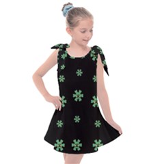 I Love Guitars In Pop Arts Blooming Style Kids  Tie Up Tunic Dress by pepitasart