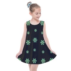 I Love Guitars In Pop Arts Blooming Style Kids  Summer Dress by pepitasart