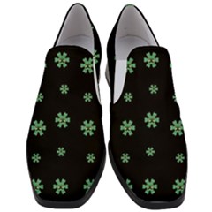 I Love Guitars In Pop Arts Blooming Style Women Slip On Heel Loafers by pepitasart