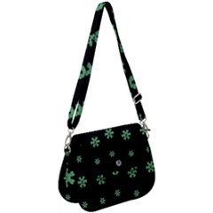 I Love Guitars In Pop Arts Blooming Style Saddle Handbag by pepitasart