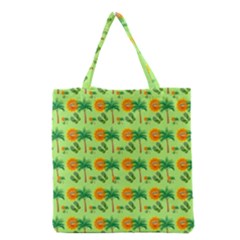 Summer Fun Pattern Grocery Tote Bag by LalyLauraFLM