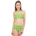 Summer Fun Pattern Cage Up Bikini Set View1