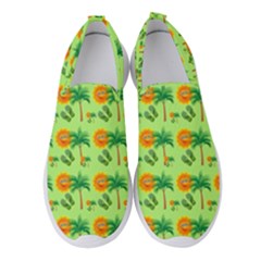 Summer Fun Pattern Women s Slip On Sneakers by LalyLauraFLM