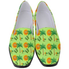 Summer Fun Pattern Women s Classic Loafer Heels by LalyLauraFLM