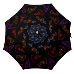 Vector Aquarium Guppies Seamless Fish Pattern With Black Background Straight Umbrellas by Grandong