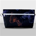 Vector Aquarium Guppies Seamless Fish Pattern With Black Background Handbag Organizer View1