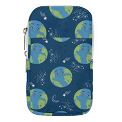 Seamless Pattern Cartoon Earth Planet Waist Pouch (small) by Grandong