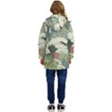 Playful Cactus Desert Landscape Illustrated Seamless Pattern Kids  Hooded Longline Puffer Jacket View4