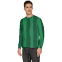 Green Seamless Watermelon Skin Pattern Men s Fleece Sweatshirt View2