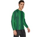 Green Seamless Watermelon Skin Pattern Men s Fleece Sweatshirt View3