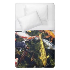 Koi Pond 3d Fish Duvet Cover (single Size) by Grandong