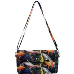 Koi Pond 3d Fish Removable Strap Clutch Bag by Grandong