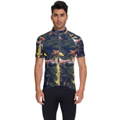 Koi Pond 3d Fish Men s Short Sleeve Cycling Jersey by Grandong